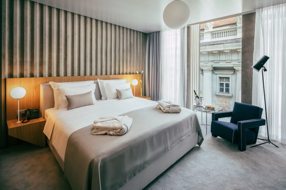 17. MET Boutique Hotel, hotelska soba, pogled na Prašku, izvor: Met Boutique Hotel, Booking.com