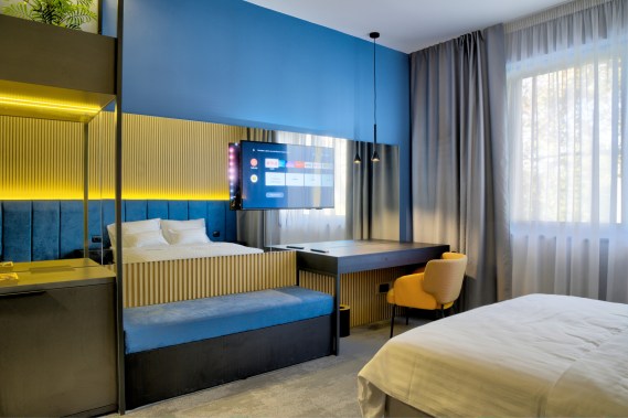Opremanje hotelskih soba namještajem po mjeri, Držićeva, Zagreb 